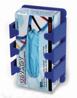 Glove dispenser, resin, anti-microbial | Width mm : 254
